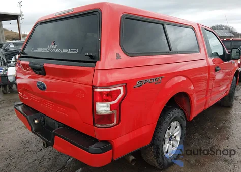 2018 Ford F-150 Xl from USA, damaged, VIN 1FTMF1EB8JFD32895